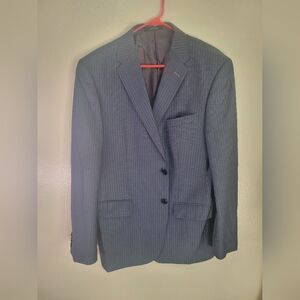Ermenegildo Zegna Pinstripe Sport Coat Jacket 42R